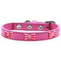 Pet Pal Pink Glitter Bow Widget Dog CollarBright Pink Size 16 PE799296